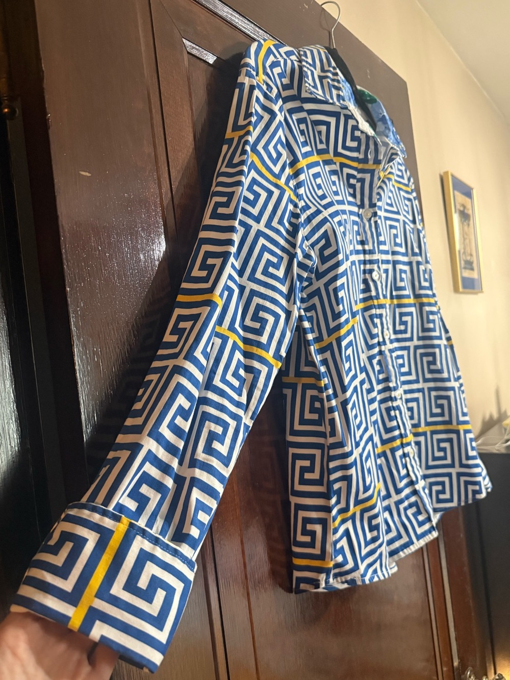 Tizzie Long Sleeve Blouse 💙🤍💛 - Picture 3 of 3